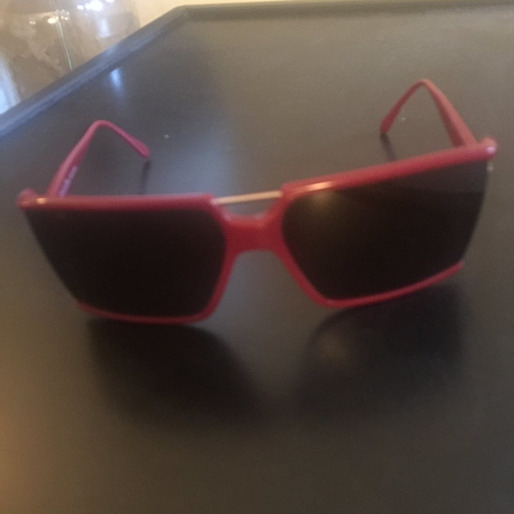 Red Christian Dior Monsieur Glasses
